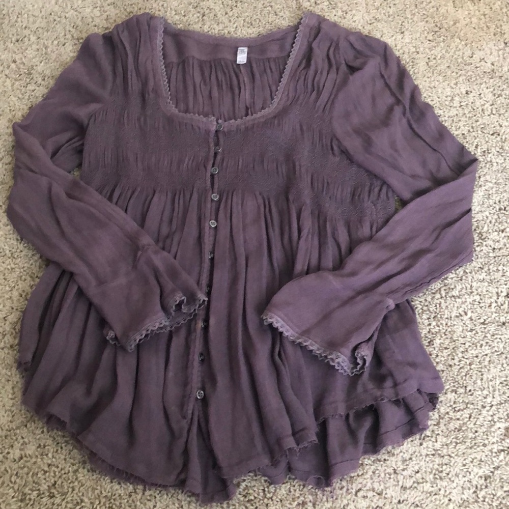 Free People purple blouse